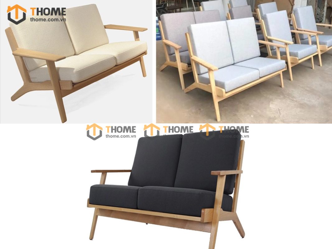 Sofa gỗ sồi nga hiện đại Sofa gỗ sồi nga hiện đại