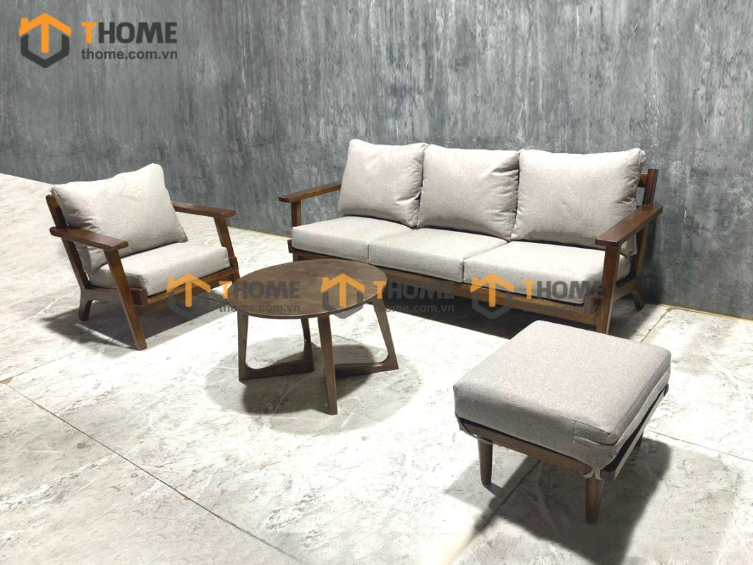 Sofa gỗ sồi nga hiện đại Sofa gỗ sồi nga hiện đại