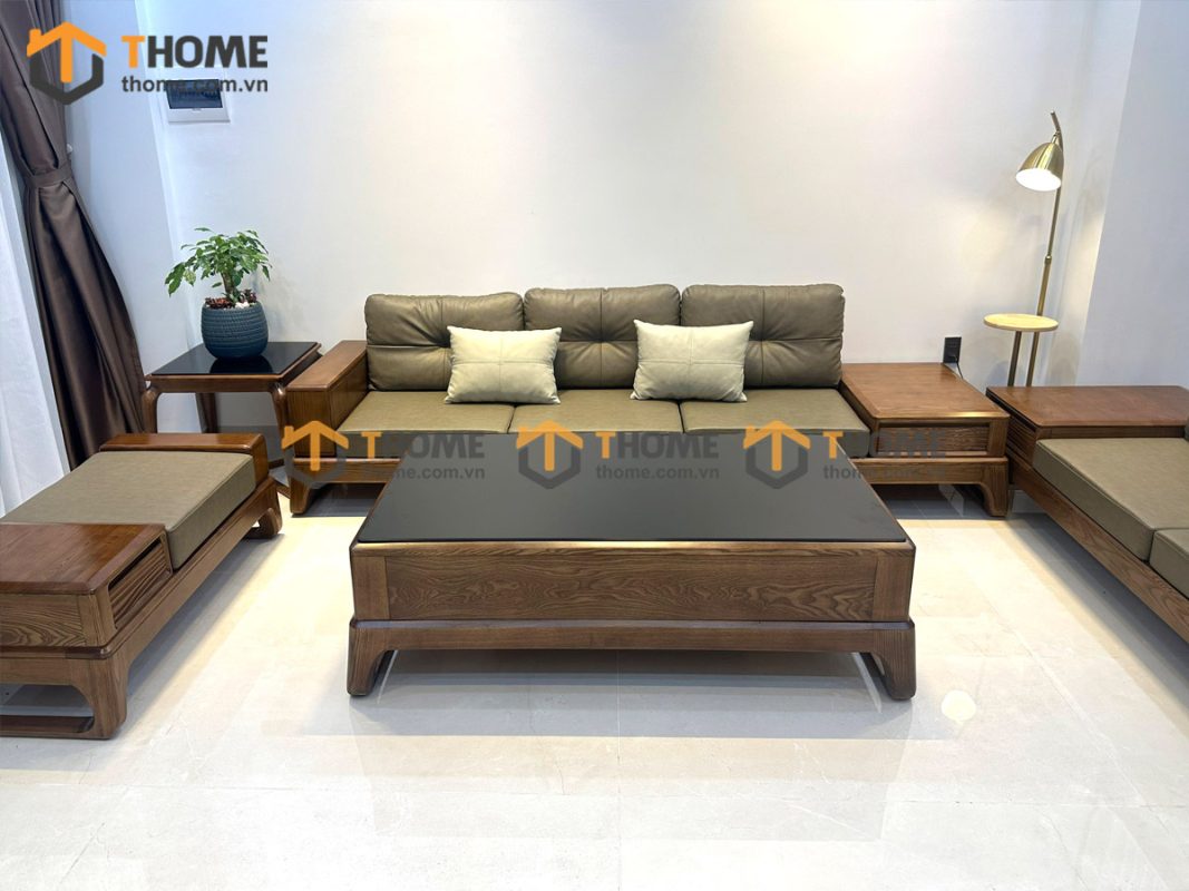 Sofa gỗ sồi cao cấp Sofa gỗ sồi cao cấp